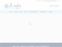 Tablet Screenshot of drrajka.com